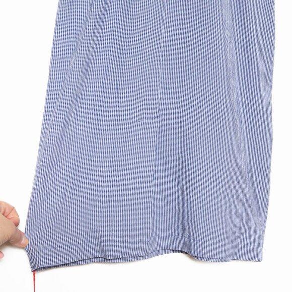 Rouje Cassandre Blue White Bleu Vichy Gingham Smocked Dress - FR 34 / US 2 / XS - Picture 8 of 16